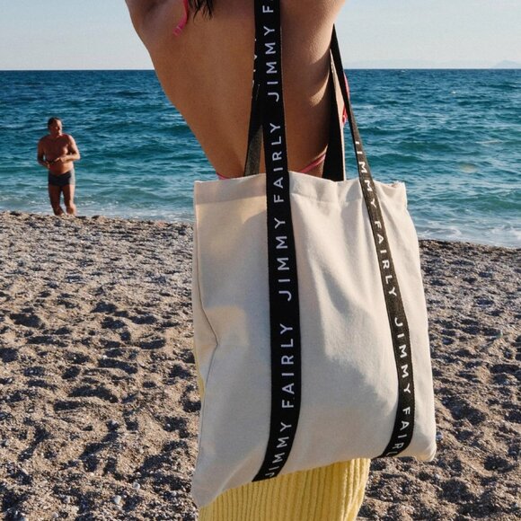 Jimmy Fairly Canvas Large Tote Bag - Picture 1 of 2
